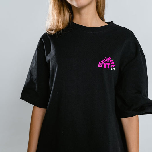 Women’s Oversized Motivation Tee - Manifest It 11:11