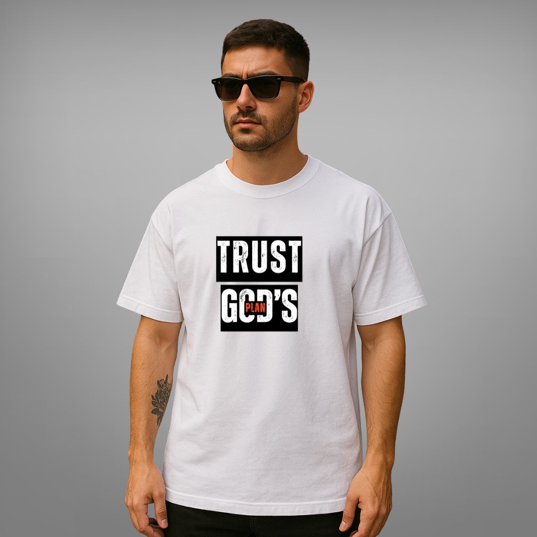 God's Plan Printed Oversized T-shirt