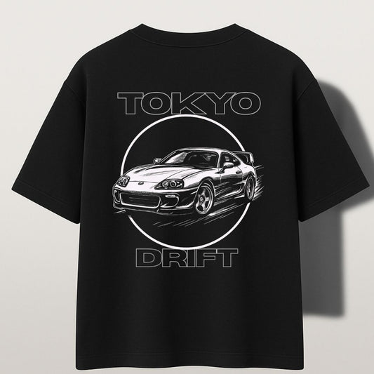 Tokyo Drift Supra Edition  Oversized Premium Tee