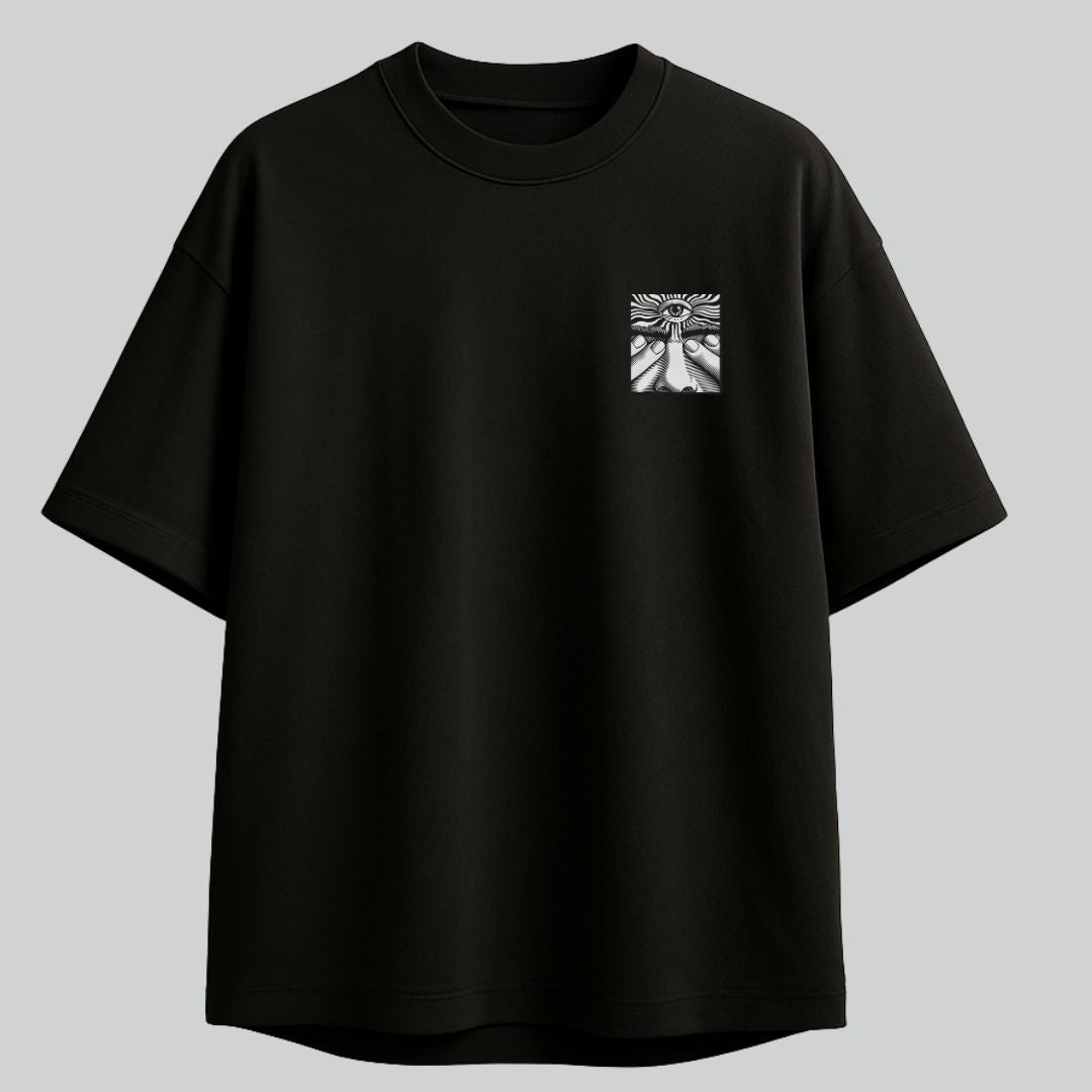 Supreme Shiva - Premium Oversized Black Tee