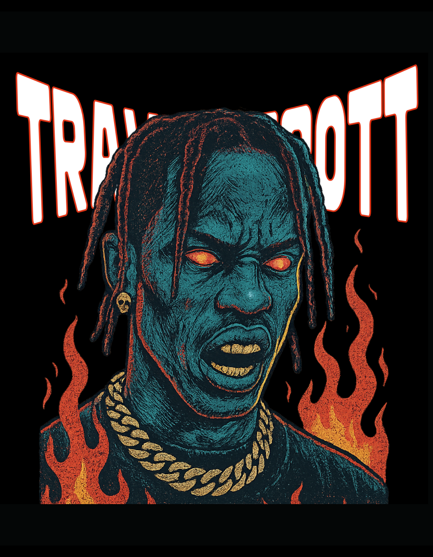 Travis Scott Edition in Oversized T-Shirt