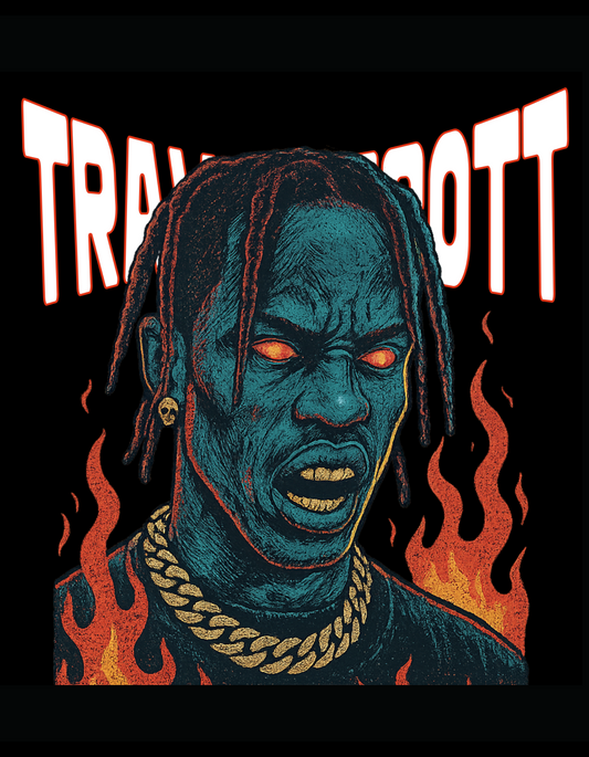 Travis Scott Edition in Oversized T-Shirt