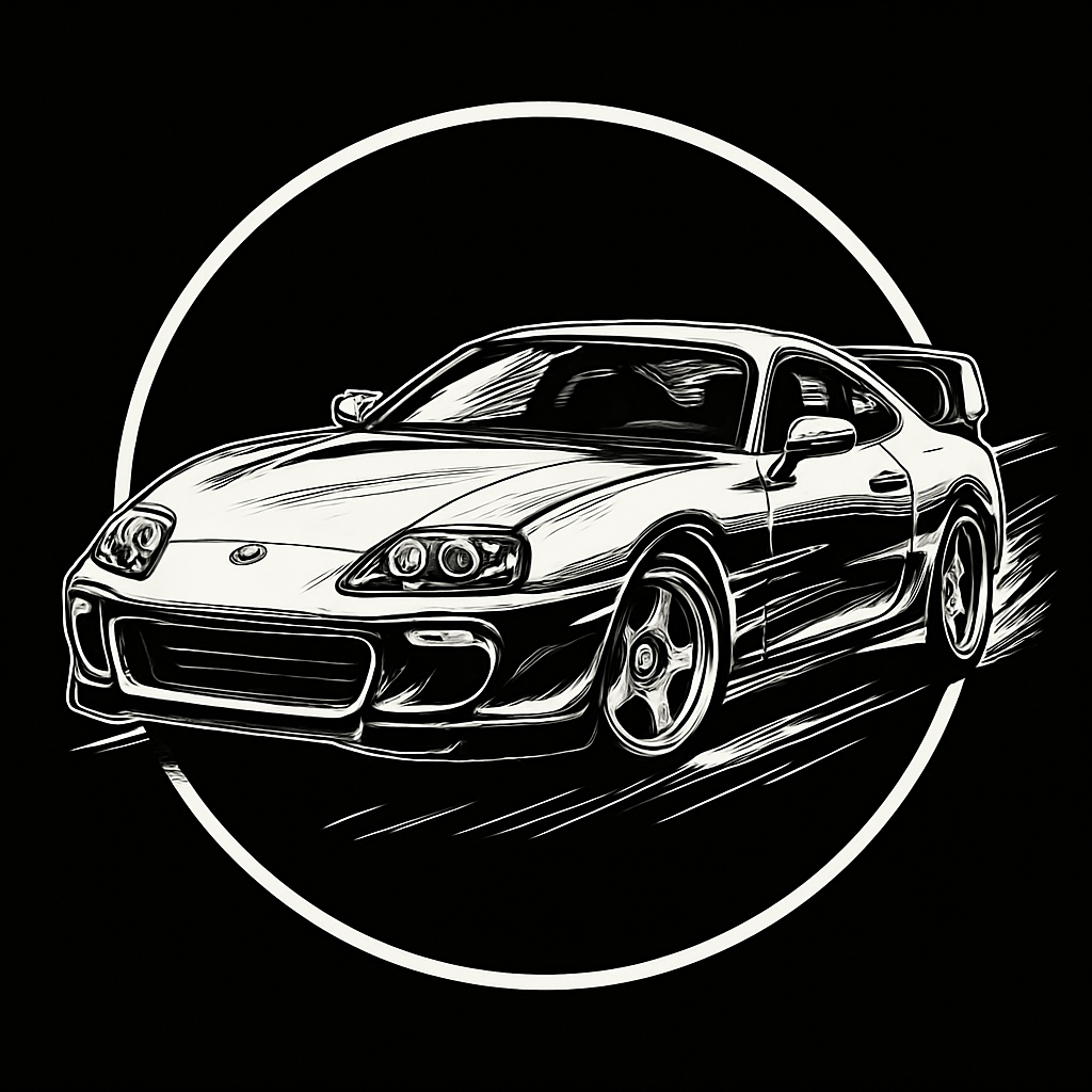 Tokyo Drift Supra Edition  Oversized Premium Tee