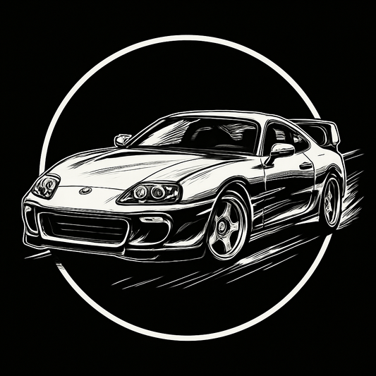 Tokyo Drift Supra Edition  Oversized Premium Tee