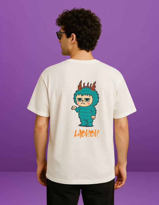 Labubu Mood Oversized Tee (Back Graphic)