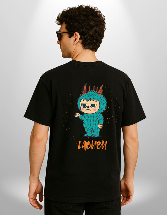 Labubu Mood Oversized Tee (Back Graphic)