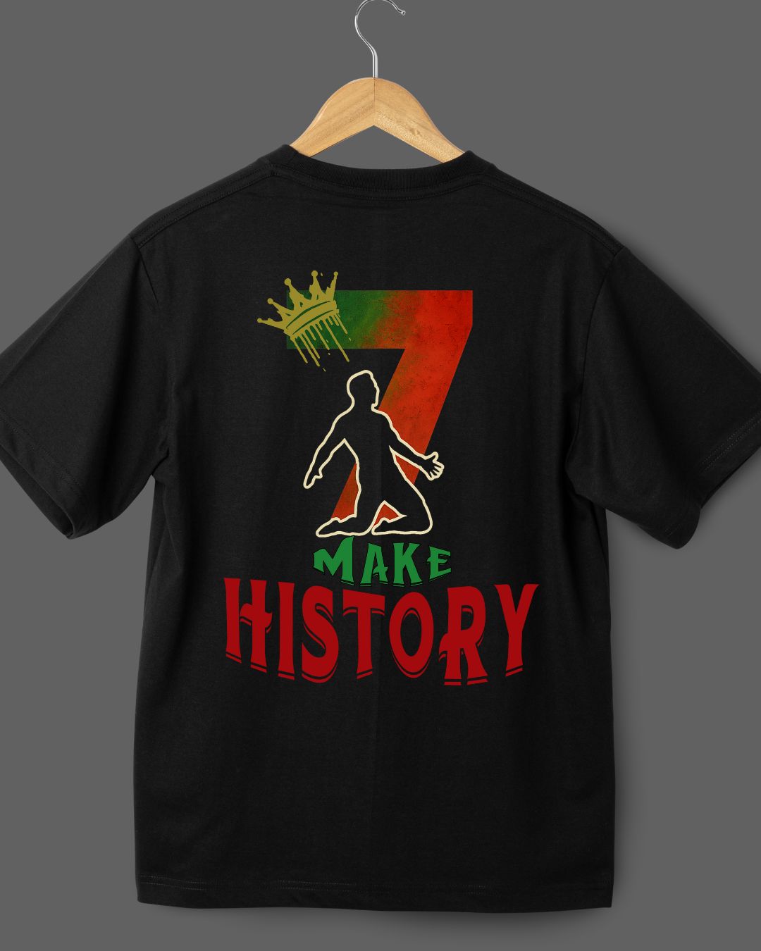 CR7 Make History Printed Oversized T-shirt