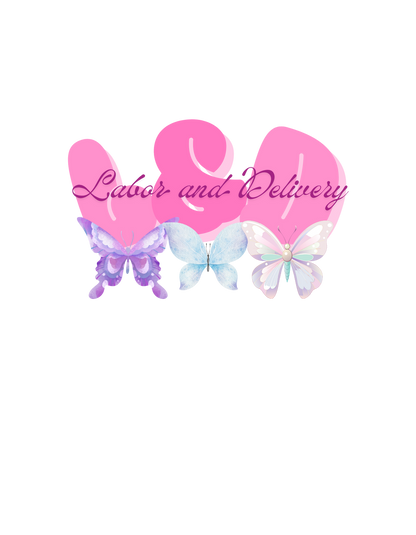 Labor and Delivery” Aesthetic Butterfly Hoodie