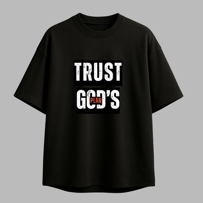 God's Plan Printed Oversized T-shirt