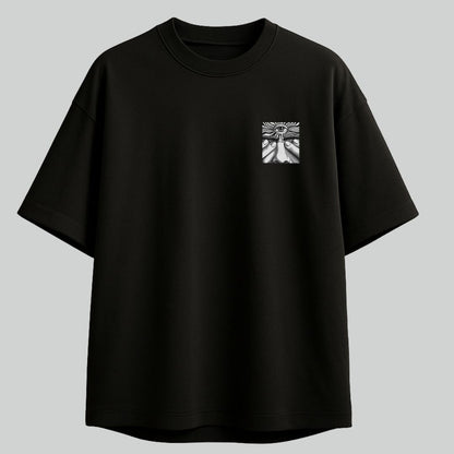 Supreme Shiva - Premium Oversized Black Tee