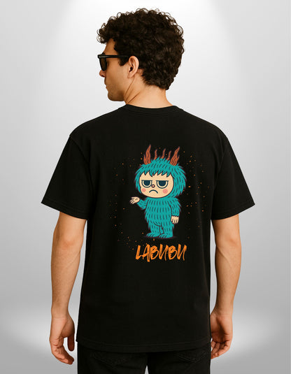 Labubu Mood Oversized Tee (Back Graphic)